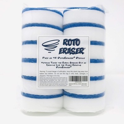 Refill Pa of 12 | Drill Powered Magic Cleaning Eraser Spons | High