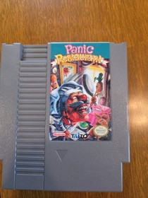 Restaurante Panic Nintendo NES 1992. Cartucho de trabajo y manual