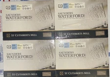 Saunders Waterford 4pk CP Surface Watercolor Paper Block 9x12 80 Sheets New 216