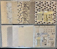 My Mind’s Eye *KRAFT FUNDAY EVERYDAY FUN* 12x12 Paper Collection Kit w/EXTRAS