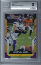 2021 Panini Score Lava #148 Harrison Smith SN 205/575 Grade 8