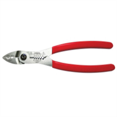  WS57 VIM Tools 5 In 1 Auto Tech Wiring Tool, 7 Inch Long Satin Chrome with Red 