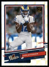 2020 Donruss The Rookies #TR-VJ Van Jefferson Los Angeles Rams TW3439