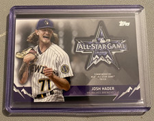 Josh Hader Patch /199 All-Star Game - 2021 Topps Baseball - Brewers