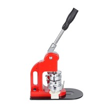 Button Maker Machine Pin Badge Maker 1.25/2.28/3 inch Red for DIY