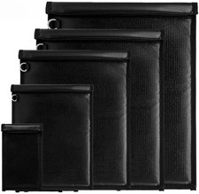  5 Pack Faraday Bags RFID Signal Blocking Fireproof Waterproof EMP Pouch 