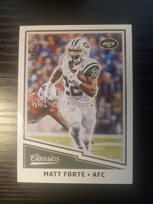 2017 Classics Blue Back #42 Matt Forte #d/175 Jets Free Shipping!