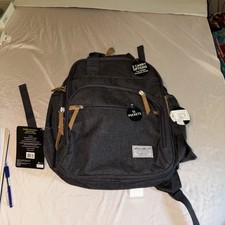 New Eddie Bauer Summit Backpack Diaper Bag Insulated Bottle Pocket Wipes Pocket