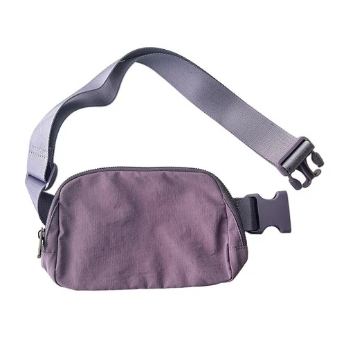 Waterproof Running Bum Bag Fanny Pack Adjustable Belt for Sport Hiking - Purple
