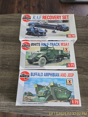 AIRFIX MODEL KITS - THREE DIFFERENT MODELS, TWO SIZE 1:72, ONE HO/OO