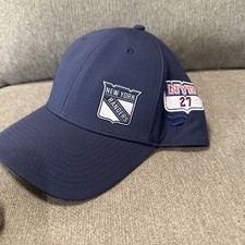 Nils Lundkvist 27 New York Rangers Fanatics Authentic Pro HAT Player Used Worn