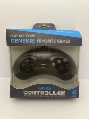 Hyperkin Sega Genesis GN6 Wired Controller for Sega  Genesis Model 1 2 And 3