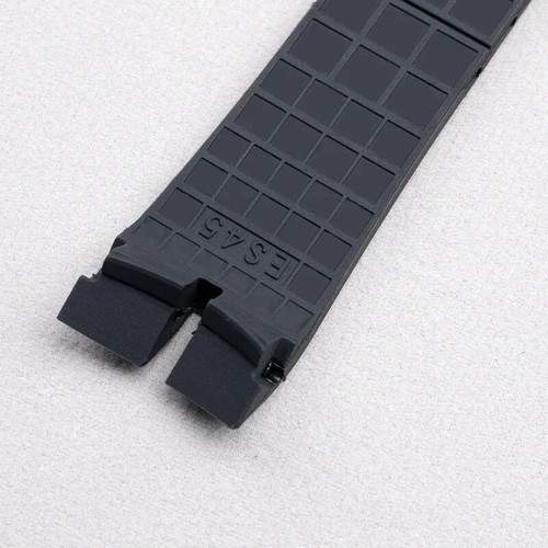Rubber Strap for Roger Dubuis Easy Diver 26.5mm Black Silicone Sport Watchband - Picture 6 of 24