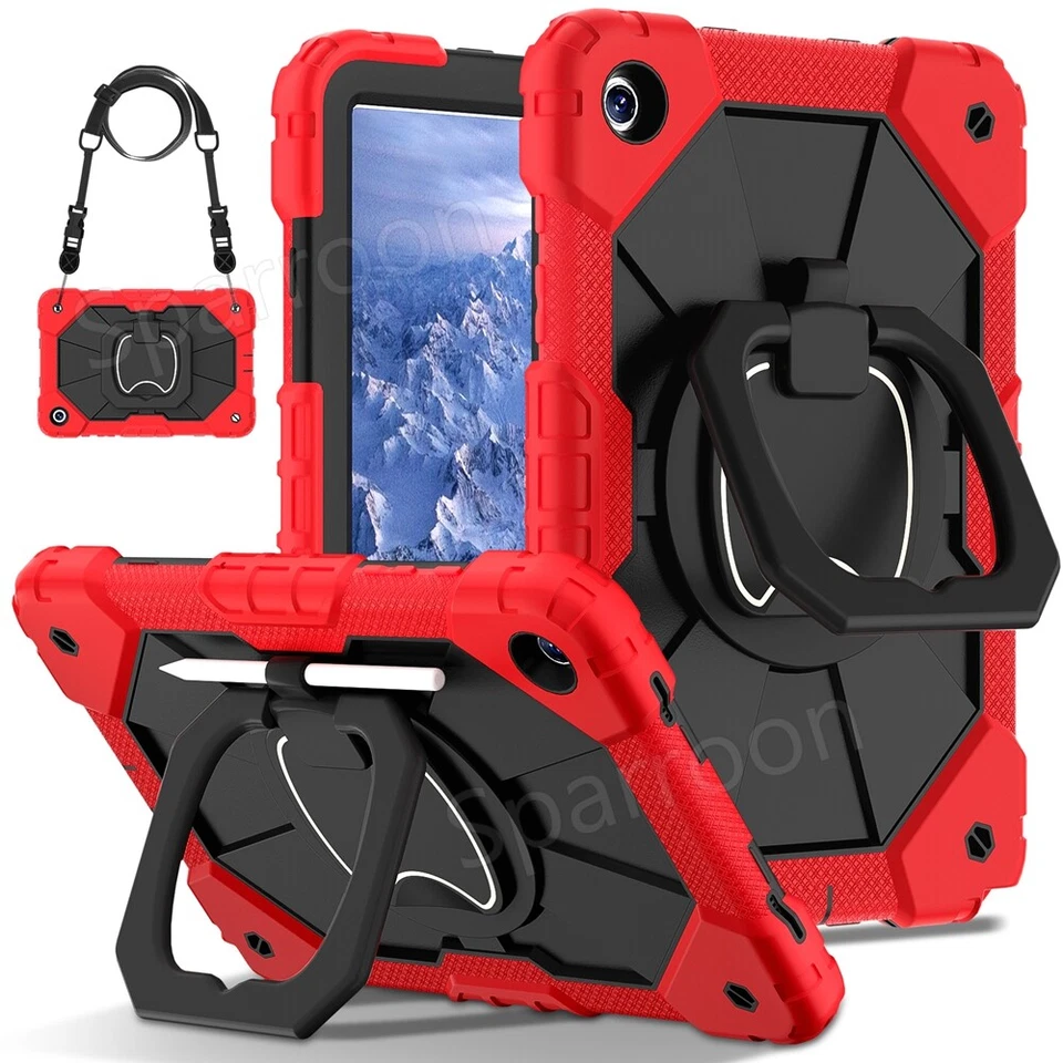 Funda protectora con soporte a prueba de golpes para tablet Samsung Galaxy Tab A7 Lite A8 A9 A9 Plus Foto 4 de 4