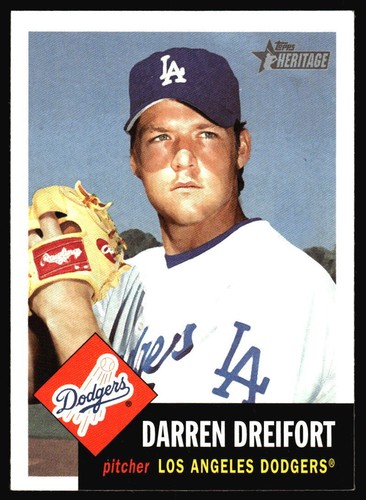2002 Topps Heritage Darren Dreifort #157 card