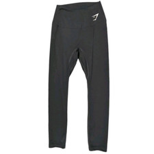 Gymshark Speed Leggings Women  s XS Extra Small Black Yoga Gym Stretch Tight EUC