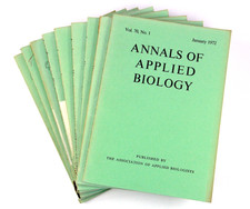 Annals Of Applied Biology 1972 Full Jahr 70 7...