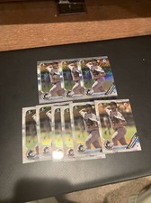 2019 Bowman Chrome Edward Cabrera Rookie Ref lot of 9 Mojo