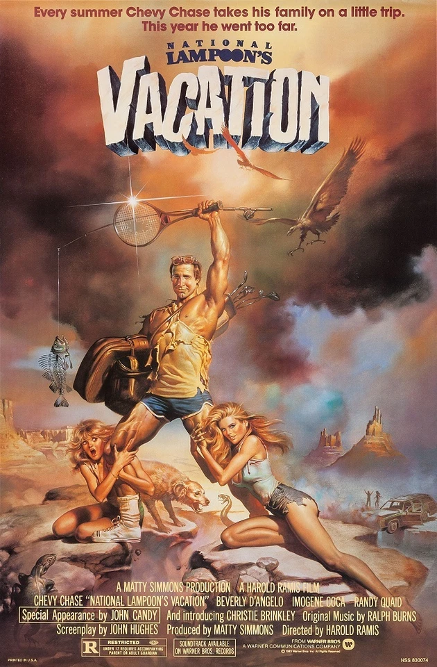 National Lampoon's Vacation movie poster print - Chevy Chase : 11" x 17"