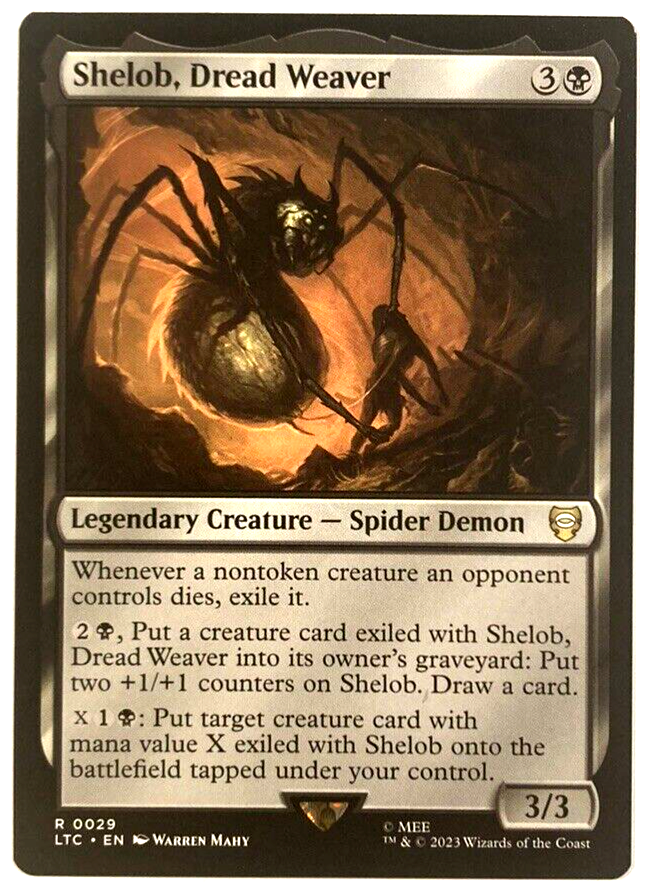 shelob mtg card Magic The Gathering - The Lord of the Rings