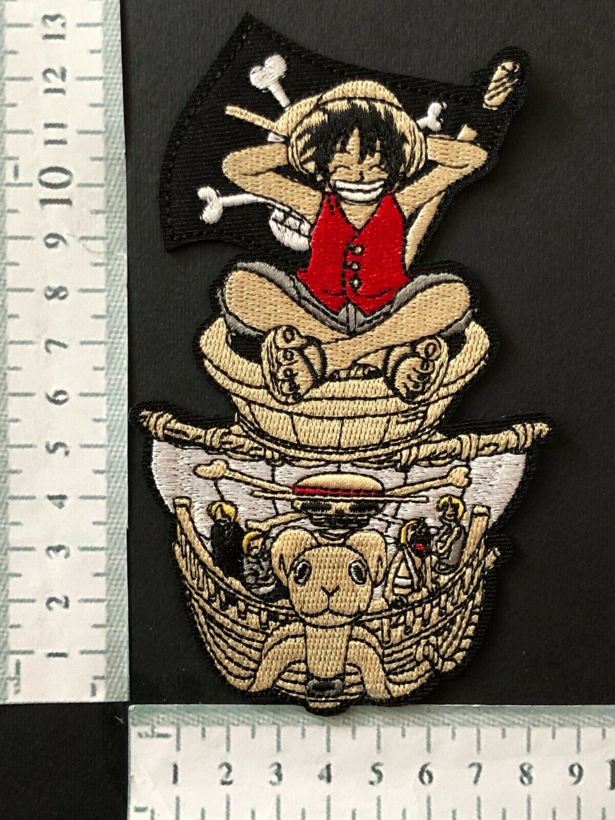 Luffy Pirata Guerreiro Macaco D. Luffy uma peça pirata ferro em remendos  para roupas de transferência de calor diy camiseta adesivos térmicos