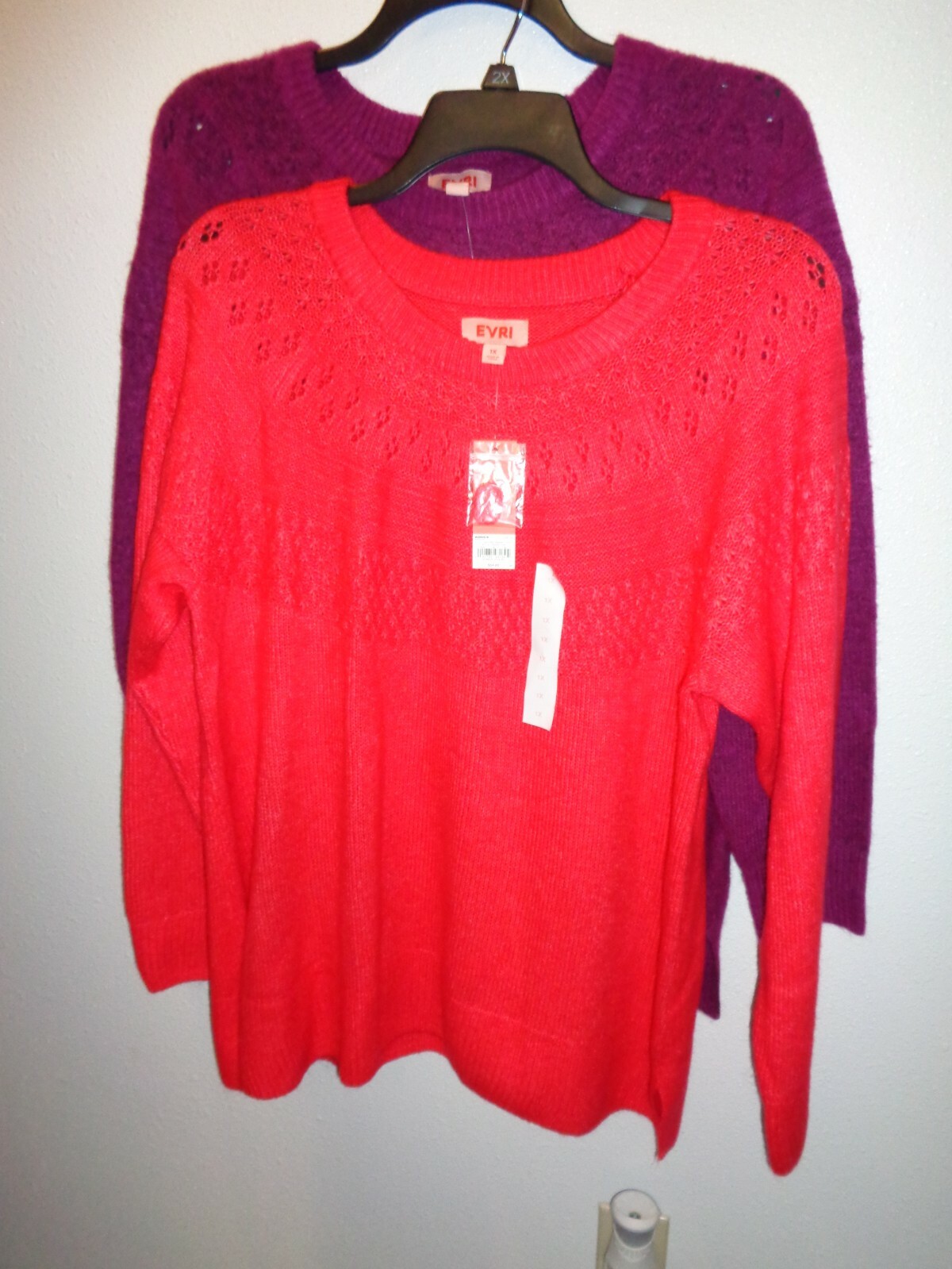 EVRI Sweaters Size 1X NWT Bundle Lot