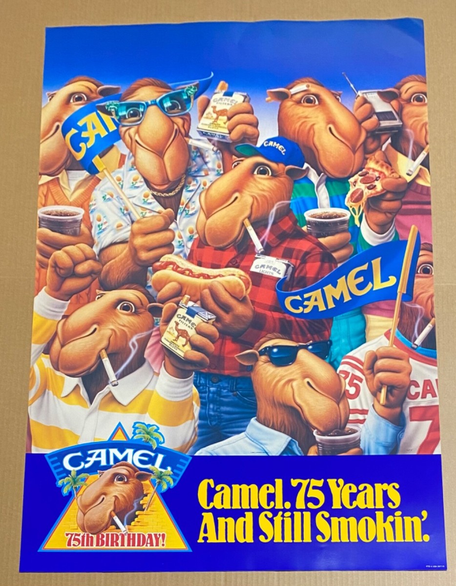 CAMEL JOE VINTAGE 75TH ANNIVERSARY POSTERS PICK ONE BRAND NEW 1988