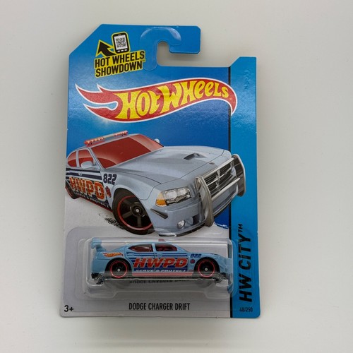 Hot Wheels Dodge Charger Drift - Blue, 1:64 Scale Die-Cast Car (217/250 Rescue Series) - View #10