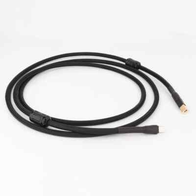 OFC Kupferdraht USB-Kabel Typ B zu Typ C Hi-Fi Audio-Datensignal-Kabel für DAC