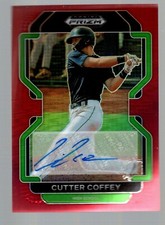 2022 Panini Prizm Draft Picks Autographs Prizms Red #PDP41 Cutter Coffey 25/50