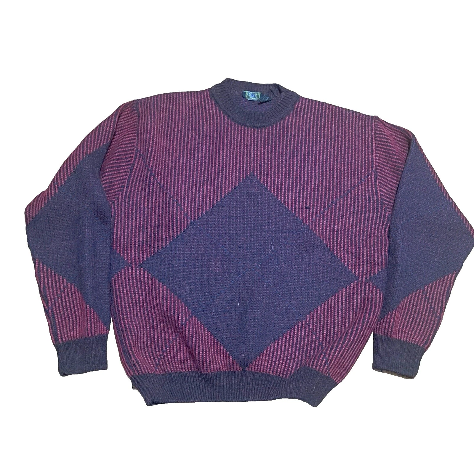 Mezcla de lana ropa vintage Multicolor para hombres