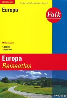 Falk Reiseatlas Europa 1 : 800 000 / 1: 4 500 000: Mit O... | Buch | Zustand gut - artaus