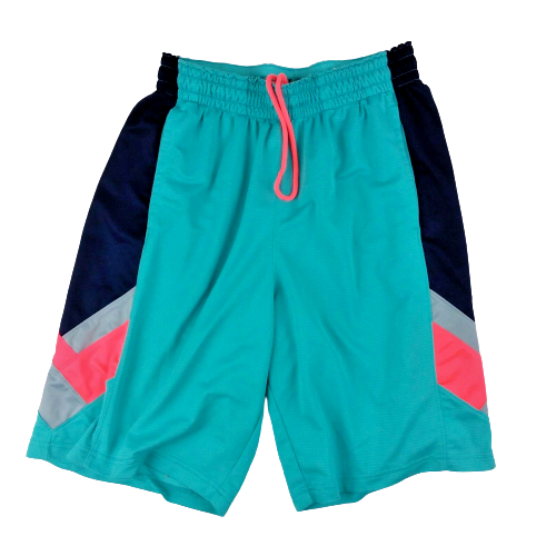 Nike Men's Size L Glide Shorts Dri Fit Athletic Elastic Waist Drawstring Teal | eBay