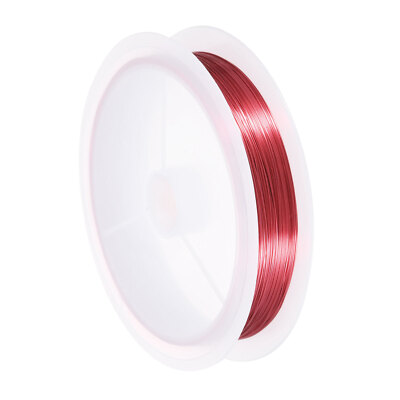 28 Gauge Copper Wire for Jewelry Making Beading Wire Red,118FT