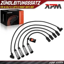 5x Zündleitungssatz Zündkabel für VW Golf 2 3 Jetta 2 Passat Vento Seat Toledo I