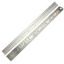 30cm Aluminium Scale & 12" Steel Ruler Engineers Architects Technical Drawing