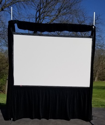 120" Draper Ultimate Folding Screen Portable Folding Screen CineFlex White XT700