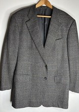 Ermenegildo Zegna Sport Jacket Cashmere /Wool Windowpane 44R