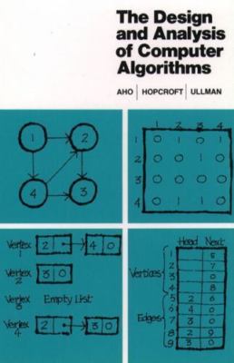 Design and Analysis of Computer Algorithms, T- 0201000296, paperback, Alfred Aho