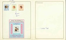 Barbuda 1982 Princess Diana Royal Birth MASTER PROOFS-2