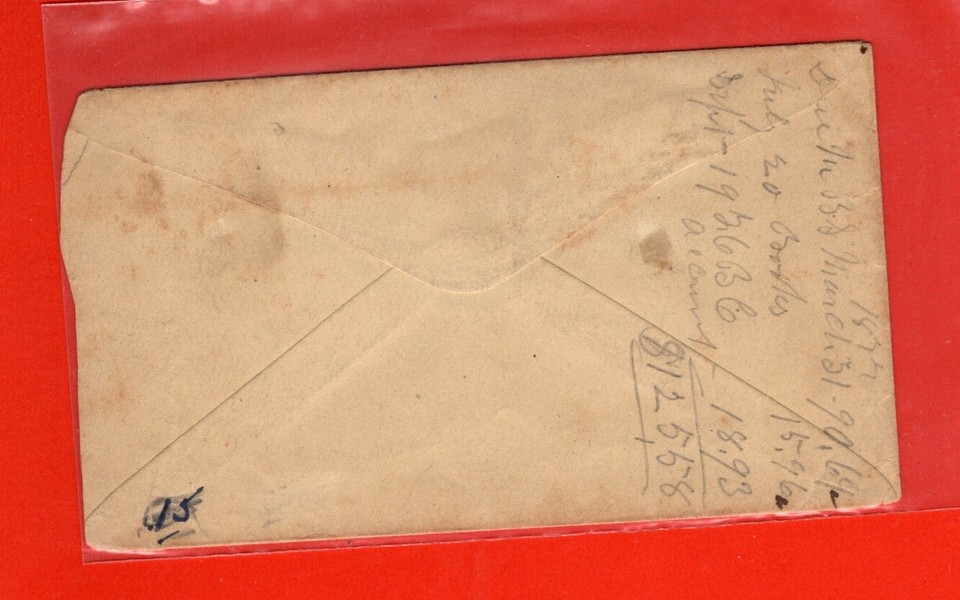 One cent Blue Franklin, Docketed Charles Phelps, Grain & Feed