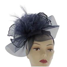Bellissima Fine Millinery Church Wedding Derby Fascinator Hat Headband FSC6