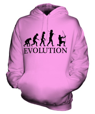 ARCHER EVOLUTION OF MAN UNISEX HOODIE MENS WOMENS LADIES GIFT ROBIN HOOD