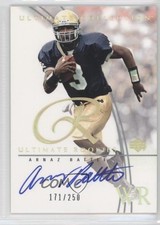 2003 Upper Deck Ultimate Collection Rookies 171/250 Arnaz Battle Rookie Auto RC