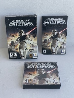 Star Wars Battlefront PC CDROM Game Complete w/ Box + Manual - TESTED