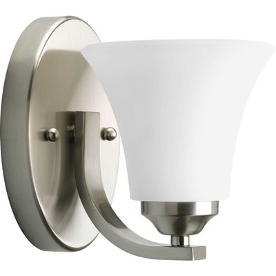 Progress Lighting P2008 Adorn 1 Light 5-1/4''W Bathroom Sconce - Nickel