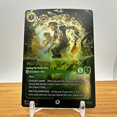 Disney Lorcana Milo Thatch - Getting His Hands Dirty 230/204 EN