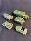 Vintage Dinky Toys Military Vehicles, Set Of 5