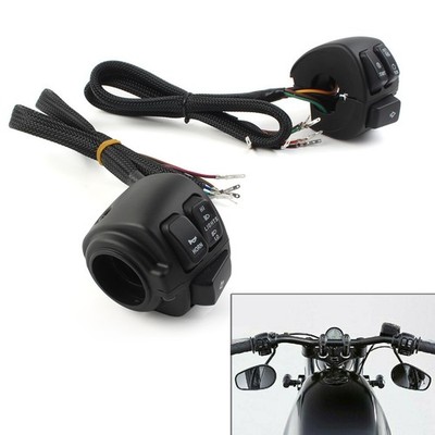 1 ''Lenkerschalter + Kabelbaum für HARLEY SOFTAIL DYNA SPORTSTER