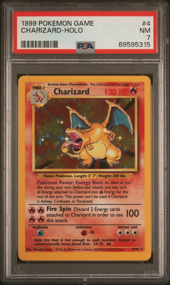 Pokémon TCG Base Set Grade 7 English Collectible Individual Card